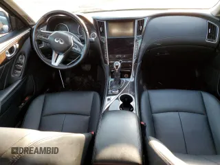 2018 Infiniti Q50 3.0t LUXE with VIN JN1EV7AR9JM432127, listed as a Copart auction lot 87261304 with Not Provided miles and Salvage Title. Bid and sale history available at carsss.com. Image 8.
