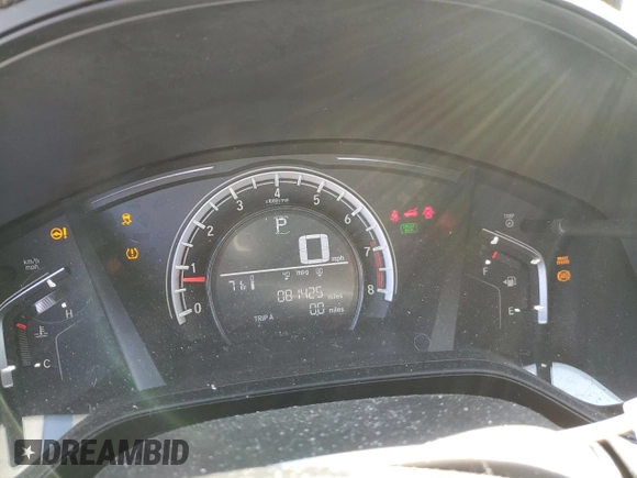 2019 Honda CR-V LX with VIN 2HKRW5H38KH418961, listed as a Copart auction lot 50594165 with 81,425 mi miles and Salvage Title. Bid and sale history available at DreamBid. Image 9.