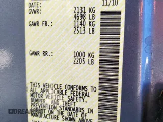2011 Nissan Maxima SV with VIN 1N4AA5AP1BC821092, listed as a Copart auction lot 59392915 with 70,987 mi miles and Salvage title. Bid and sale history available at DreamBid. Image 12.