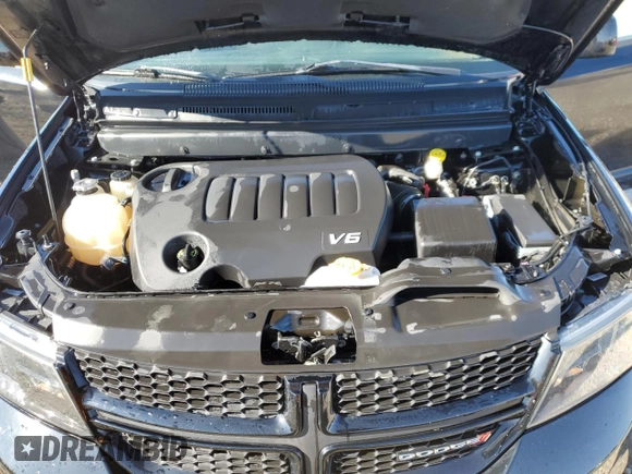 2019 Dodge Journey GT with VIN 3C4PDCEG8KT737365, listed as a Copart auction lot 42060765 with 57,045 mi miles and Salvage title. Bid and sale history available at DreamBid. Image 12.