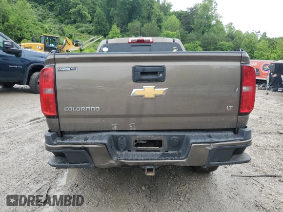 2016 Chevrolet Colorado 4WD LT with VIN 1GCGTCE38G1176244, listed as a Copart auction lot 58405935 with 225,059 mi miles and Salvage title. Bid and sale history available at DreamBid. Image 6.