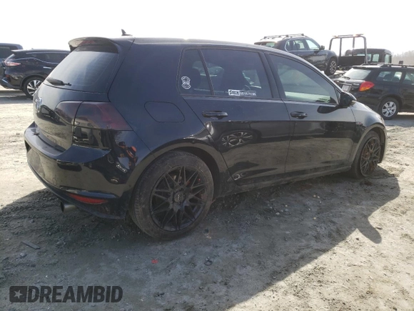 2015 Volkswagen Golf GTI Autobahn with VIN 3VW4T7AU3FM001097, listed as a Copart auction lot 45275495 with 125,958 mi miles and Salvage Title. Bid and sale history available at carsss.com. Image 3.