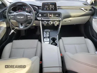 2020 Genesis G70 2.0T Sport with VIN KMTG24LA4LU049107, listed as a Copart auction lot 86111044 with 128,379 mi miles and Salvage Title. Bid and sale history available at carsss.com. Image 8.