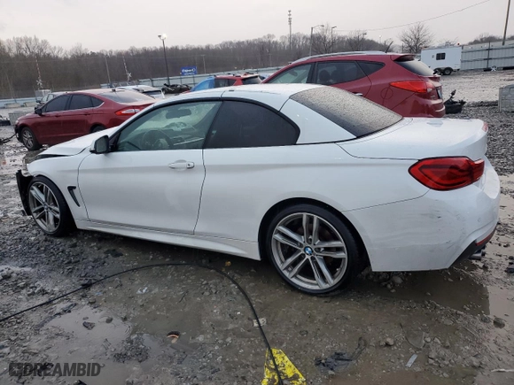 2018 BMW 4 Series 430i with VIN WBA4Z1C55JEC73475, listed as a Copart auction lot 87045074 with 69,457 mi miles and Salvage Title. Bid and sale history available at carsss.com. Image 2.