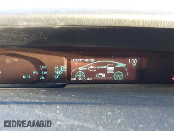 2011 Toyota Prius I with VIN JTDKN3DU1B5302007, listed as a IAAI auction lot 41313078 with 186,530 mi miles and . Bid and sale history available at DreamBid. Image 7.