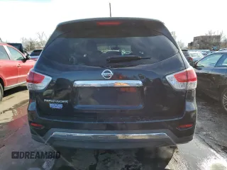 2016 Nissan Pathfinder SV with VIN 5N1AR2MM0GC607149, listed as a Copart auction lot 46050445 with 132,079 mi miles and Salvage Title. Bid and sale history available at carsss.com. Image 6.