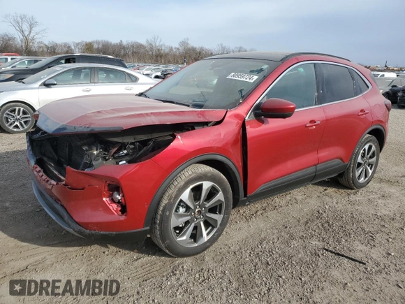 2024 Ford Escape Platinum with VIN 1FMCU9JA2RUB52912, listed as a Copart auction lot 80959724 with 3,996 mi miles and Salvage Title. Bid and sale history available at DreamBid. Image 1.