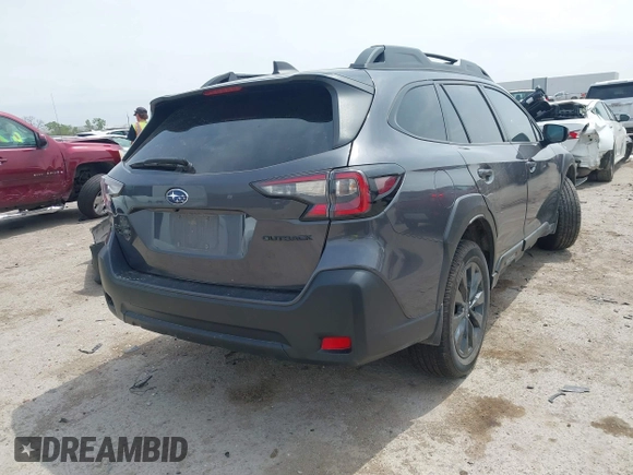 2023 Subaru Outback Onyx with VIN 4S4BTAJC2P3128257, listed as a IAAI auction lot 41943620 with 102,957 mi miles and . Bid and sale history available at DreamBid. Image 4.