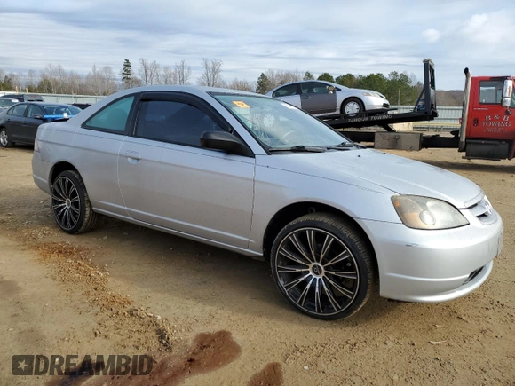 2003 Honda Civic LX with VIN 1HGEM21503L068299, listed as a Copart auction lot 85111194 with 214,133 mi miles and Salvage Title. Bid and sale history available at DreamBid. Image 4.