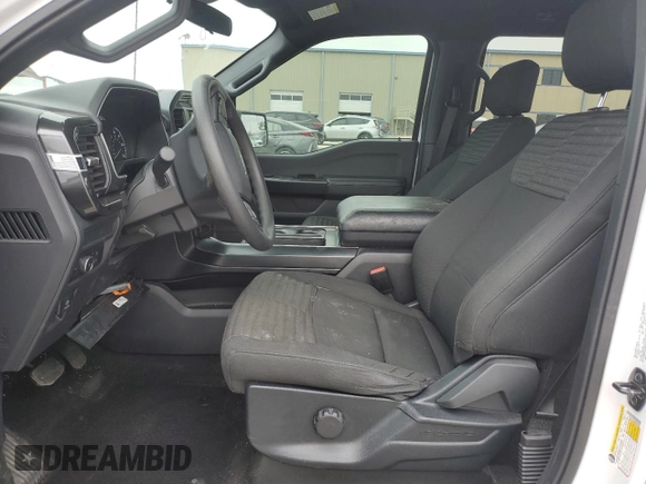 2021 Ford F-150 XL with VIN 1FTEW1C53MKD96985, listed as a Copart auction lot 46231075 with 0 mi miles and Salvage Title. Bid and sale history available at carsss.com. Image 7.