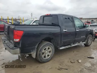 2012 Nissan Titan S with VIN 1N6AA0EC5CN320679, listed as a Copart auction lot 43398135 with 219,604 mi miles and Salvage Title. Bid and sale history available at carsss.com. Image 3.