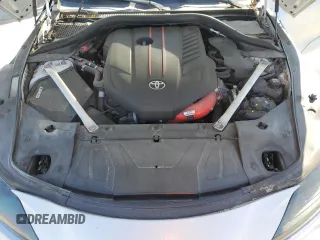 2021 Toyota GR Supra 3.0 with VIN WZ1DB0C00MW041840, listed as a Copart auction lot 43144635 with 6,213 mi miles and Salvage Title. Bid and sale history available at carsss.com. Image 11.