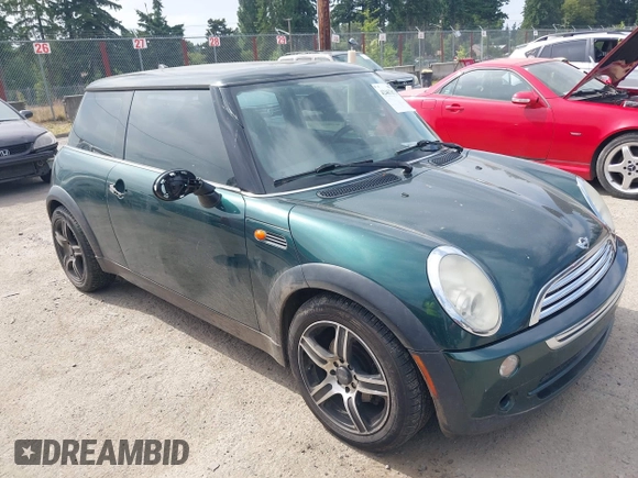 2005 MINI Hardtop with VIN WMWRC334X5TC59101, listed as a IAAI auction lot 42467671 with 180,264 mi miles and . Bid and sale history available at DreamBid. Image 1.