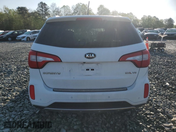 2015 Kia Sorento SX Limited with VIN 5XYKW4A76FG638914, listed as a Copart auction lot 52347335 with 107,387 mi miles and Salvage Title. Bid and sale history available at carsss.com. Image 6.