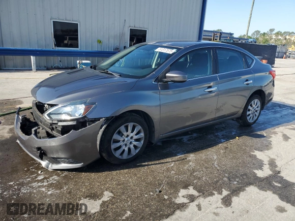 2016 Nissan Sentra S with VIN 3N1AB7APXGY242977, listed as a Copart auction lot 51317575 with 106,431 mi miles and Salvage Title. Bid and sale history available at carsss.com. Image 1.