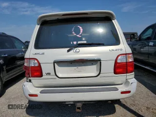 2000 Lexus LX 470 with VIN JT6HT00W2Y0106774, listed as a Copart auction lot 74762004 with Not Provided miles and Salvage Title. Bid and sale history available at DreamBid. Image 6.