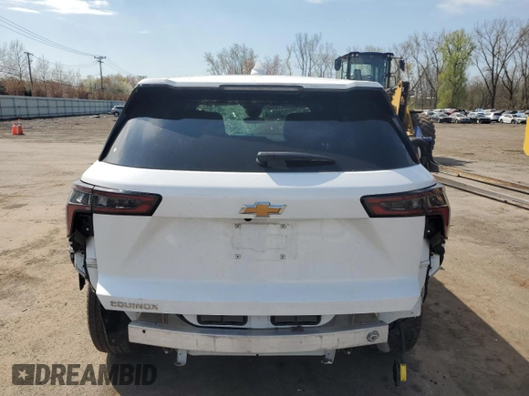 2025 Chevrolet Equinox FWD LT with VIN 3GNAXHEGXSL220604, listed as a Copart auction lot 54407375 with 6,306 mi miles and Clean Title. Bid and sale history available at DreamBid. Image 6.