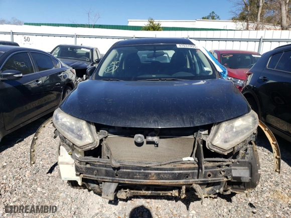 2016 Nissan Rogue SV with VIN KNMAT2MV5GP594325, listed as a Copart auction lot 47031955 with 104,882 mi miles and Salvage Title. Bid and sale history available at carsss.com. Image 5.