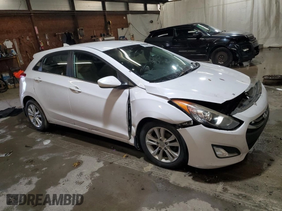 2013 Hyundai Elantra GT with VIN KMHD35LE5DU119086, listed as a Copart auction lot 73553854 with 91,452 mi miles and Salvage Title. Bid and sale history available at carsss.com. Image 4.