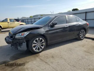 2013 Honda Accord Sport with VIN 1HGCR2F59DA000744, listed as a Copart auction lot 54780135 with 135,850 mi miles and Salvage Title. Bid and sale history available at DreamBid. Image 1.