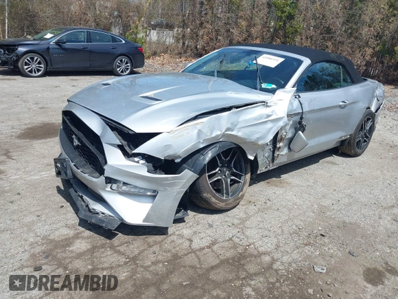 2019 Ford Mustang EcoBoost with VIN 1FATP8UH0K5170023, listed as a IAAI auction lot 42086931 with 100,236 mi miles and . Bid and sale history available at DreamBid. Image 2.
