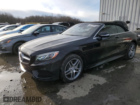 2017 Mercedes-Benz S 550 with VIN WDDXK8CB9HA025415, listed as a Copart auction lot 85521994 with 52,996 mi miles and Salvage Title. Bid and sale history available at DreamBid. Image 1.
