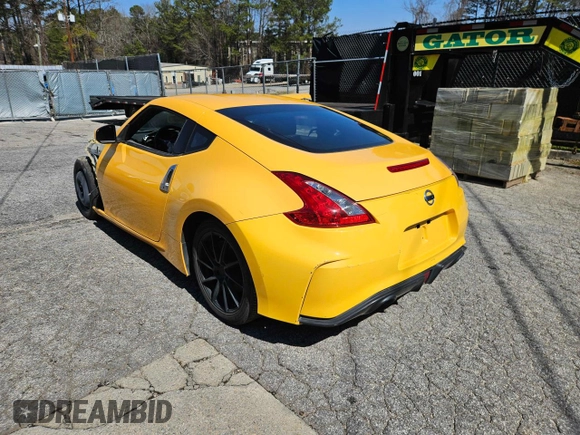 2017 Nissan 370Z with VIN JN1AZ4EH9HM955466, listed as a Copart auction lot 59367625 with 151,694 mi miles and Salvage title. Bid and sale history available at DreamBid. Image 3.