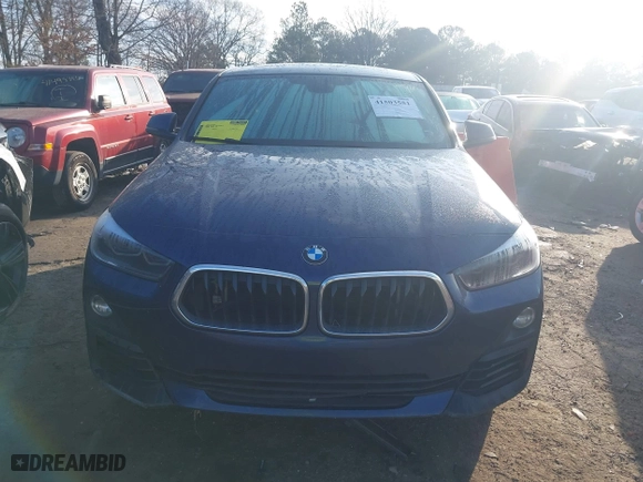 2018 BMW X2 sDrive28i with VIN WBXYJ3C36JEP75885, listed as a IAAI auction lot 41503551 with 136,671 mi miles. Bid and sale history available at carsss.com. Image 12.