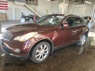 2011 Infiniti EX Journey with VIN JN1AJ0HR6BM852551, listed as a Copart auction lot 86018354 with 128,211 mi miles and Salvage Title. Bid and sale history available at carsss.com. Image 1.