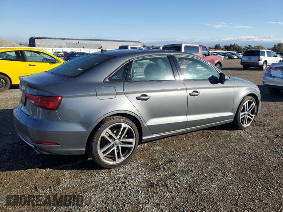 2019 Audi A3 Sedan Premium with VIN WAUBEGFF5K1018079, listed as a Copart auction lot 80294934 with 44,681 mi miles and Salvage Title. Bid and sale history available at carsss.com. Image 3.