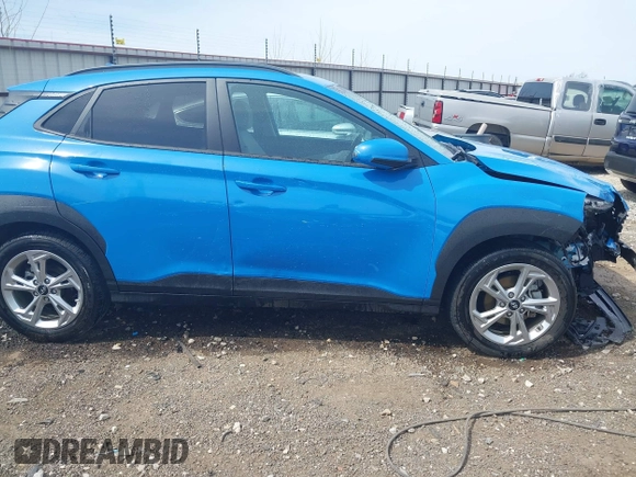 2022 Hyundai Kona SEL with VIN KM8K32AB2NU765962, listed as a IAAI auction lot 41865719 with 40,017 mi miles and . Bid and sale history available at carsss.com. Image 13.