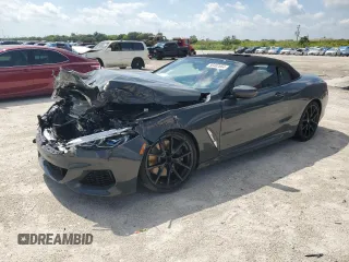 2022 BMW 8 Series 840i with VIN WBADZ2C08NCH25253, listed as a Copart auction lot 56482664 with 12,776 mi miles. Bid and sale history available at carsss.com. Image 1.