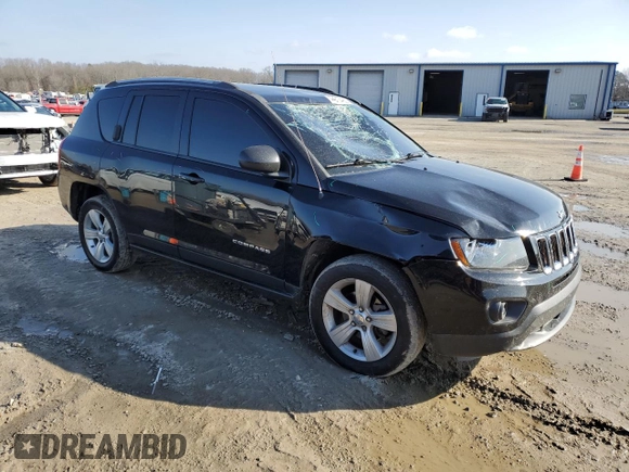 2016 Jeep Compass 75th Anniversary with VIN 1C4NJCBB1GD526238, listed as a Copart auction lot 44816485 with 116,281 mi miles and Salvage Title. Bid and sale history available at carsss.com. Image 4.