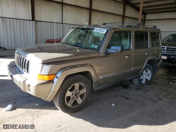 2006 Jeep Commander Limited with VIN 1J8HG58N86C305693, listed as a Copart auction lot 80289634 with 158,711 mi miles and Salvage Title. Bid and sale history available at carsss.com. Image 1.