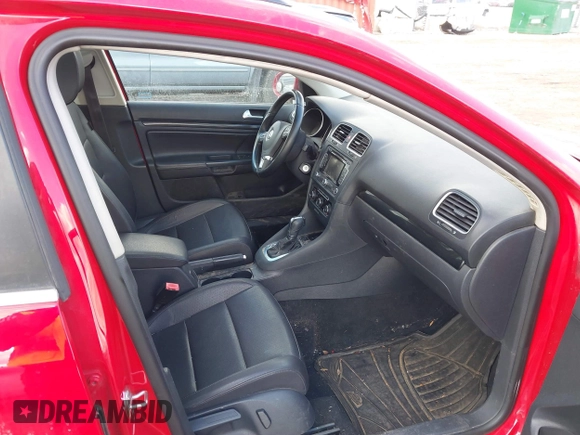 2012 Volkswagen Jetta SportWagen TDI with VIN 3VWPL7AJ0CM684682, listed as a IAAI auction lot 41680632 with 124,721 mi miles. Bid and sale history available at carsss.com. Image 5.