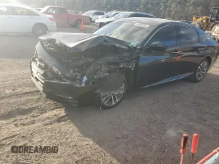 2018 Honda Accord Touring z VIN 1HGCV3F99JA010724, wystawiony jako Copart lot #48962965 z przebiegiem 127 814 mil mil oraz Szkoda całkowita • Salvage title. Historia ofert i sprzedaży dostępna na DreamBid. Obrazek 1.