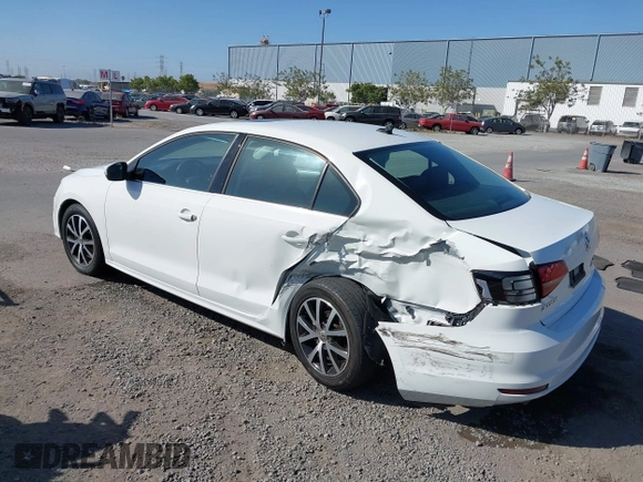 2017 Volkswagen Jetta SE with VIN 3VWDB7AJ9HM384202, listed as a IAAI auction lot 42543807 with 92,914 mi miles and . Bid and sale history available at DreamBid. Image 3.