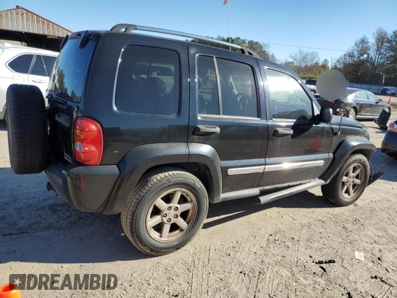 2007 Jeep Liberty Limited with VIN 1J4GK58K57W545530, listed as a Copart auction lot 86285824 with 141,007 mi miles and Salvage title. Bid and sale history available at DreamBid. Image 3.