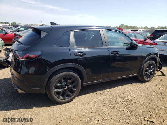 2024 Honda HR-V Sport with VIN 3CZRZ2H58RM724158, listed as a Copart auction lot 66657894 with 12,765 mi miles and Salvage Title. Bid and sale history available at carsss.com. Image 3.