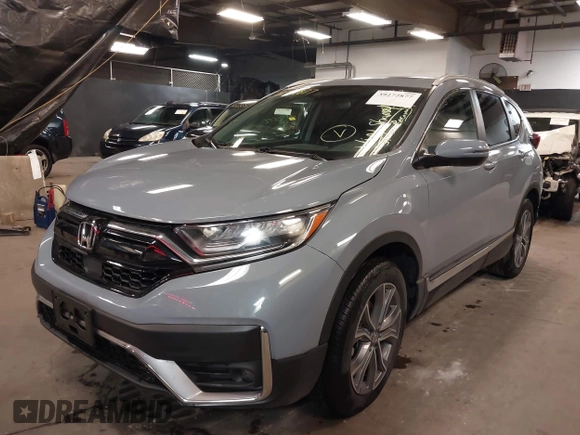 2022 Honda CR-V Touring with VIN 2HKRW2H98NH609948, listed as a IAAI auction lot 39272877 with 400 mi miles. Bid and sale history available at carsss.com. Image 2.