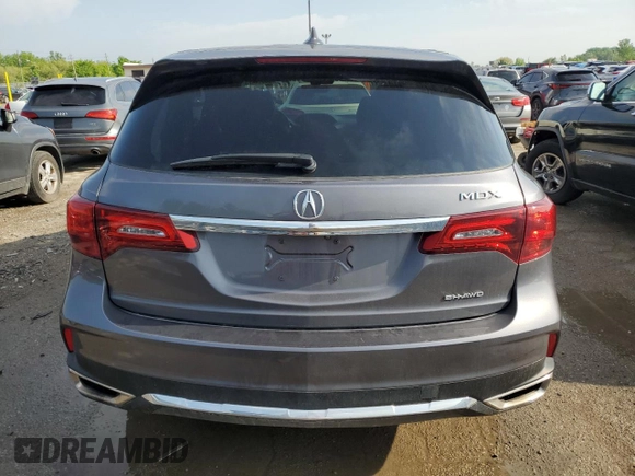 2020 Acura MDX with VIN 5J8YD4H30LL047577, listed as a Copart auction lot 56914475 with 51,933 mi miles and Salvage title. Bid and sale history available at DreamBid. Image 6.