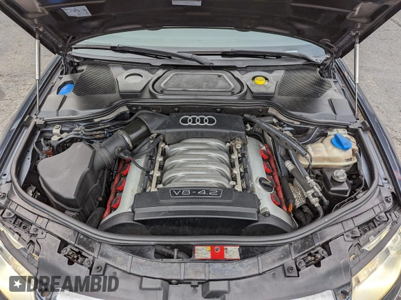 2004 Audi A8 L with VIN WAUML44E84N017883, listed as a Copart auction lot 45794225 with 167,505 mi miles and Clean Title. Bid and sale history available at carsss.com. Image 7.