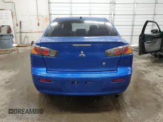 2011 Mitsubishi Lancer GTS with VIN JA32U8FW9BU004422, listed as a Copart auction lot 69990684 with 168,770 mi miles and Salvage Title. Bid and sale history available at DreamBid. Image 6.