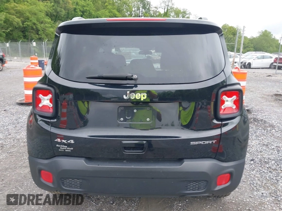 2018 Jeep Renegade Upland z VIN ZACCJBAB3JPH65687, wystawiony jako IAAI lot #42367518 z przebiegiem 107 853 mil mil oraz . Historia ofert i sprzedaży dostępna na DreamBid. Obrazek 16.