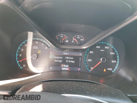 2022 Chevrolet Colorado 2WD Z71 with VIN 1GCGSDEN7N1143761, listed as a Copart auction lot 48074005 with 46,920 mi miles and Salvage title. Bid and sale history available at DreamBid. Image 9.