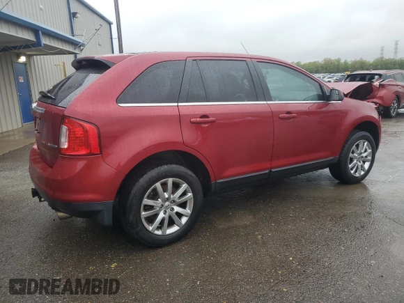2013 Ford Edge Limited with VIN 2FMDK3KC7DBA35235, listed as a Copart auction lot 51468245 with 127,928 mi miles and Salvage Title. Bid and sale history available at carsss.com. Image 3.