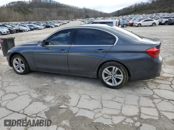 2018 BMW 3 Series 330i xDrive with VIN WBA8D9G54JNU68473, listed as a Copart auction lot 83262804 with 107,156 mi miles and Salvage Title. Bid and sale history available at carsss.com. Image 2.