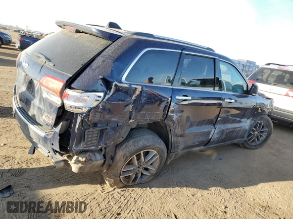 2017 Jeep Grand Cherokee Limited z VIN 1C4RJFBG7HC645496, wystawiony jako Copart lot #48703545 z przebiegiem 112 568 mil mil oraz Szkoda całkowita • Salvage title. Historia ofert i sprzedaży dostępna na DreamBid. Obrazek 3.