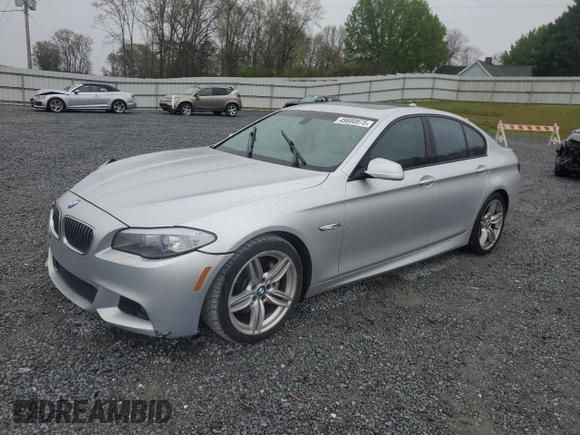 2013 BMW 5 Series 535i with VIN WBAFR7C5XDC829384, listed as a Copart auction lot 49880875 with 133,908 mi miles and Salvage Title. Bid and sale history available at DreamBid. Image 1.