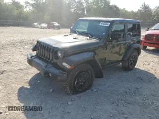 2021 Jeep Wrangler Willys with VIN 1C4HJXAG2MW662797, listed as a Copart auction lot 60133864 with 15,827 mi miles and Non repairable. Bid and sale history available at DreamBid. Image 1.